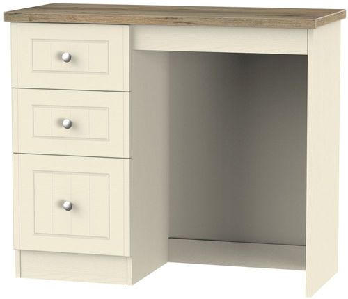 Vienna Cream 3 Drawer Single Dressing Table