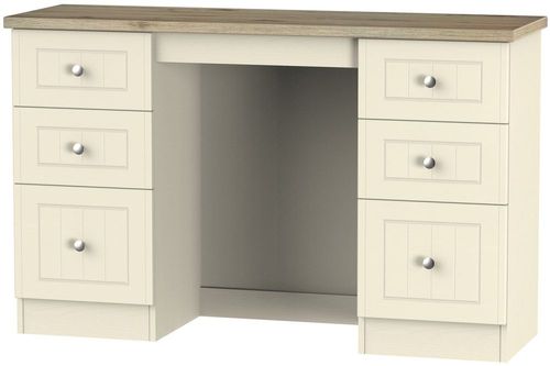 Vienna Cream 6 Drawer Double Dressing Table
