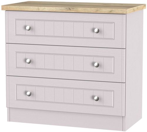 Vienna Cashmere 3 Drawer Small Chest