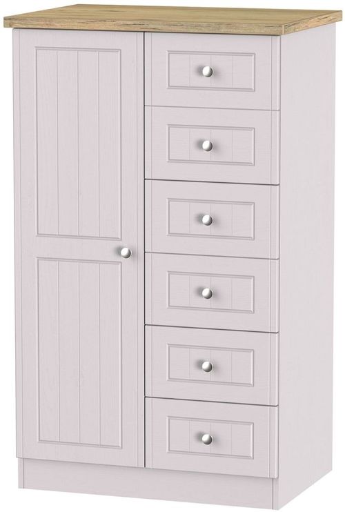 Vienna Cashmere 1 Door Midi Wardrobe