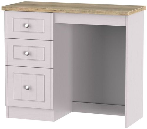 Vienna Cashmere 3 Drawer Single Dressing Table