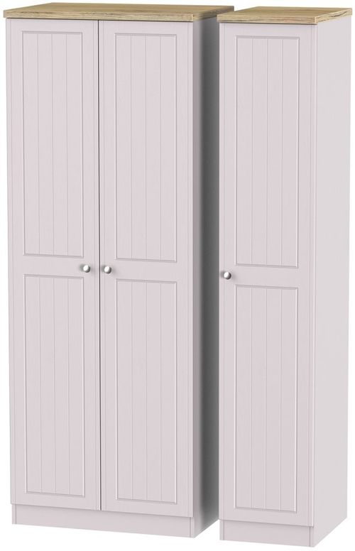 Vienna Cashmere 3 Door Tall Triple Wardrobe