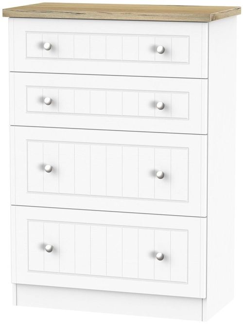 Vienna Porcelain 4 Drawer Deep Chest