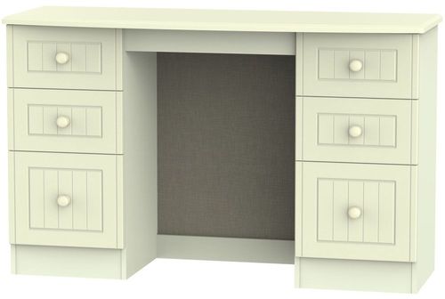 Warwick Cream 6 Drawer Double Dressing Table