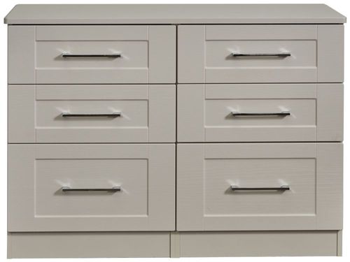 York Cashmere 6 Drawer Midi Chest