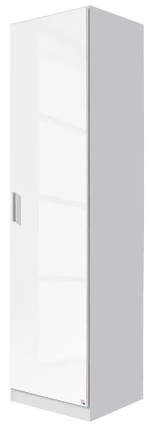 Rauch Celle 47cm White Gloss Wardrobe - RH Door