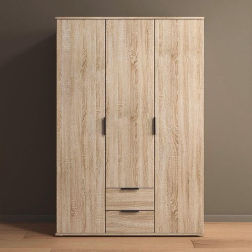 Rauch Essea 127cm 3 Door Wardrobe - Sonoma Oak