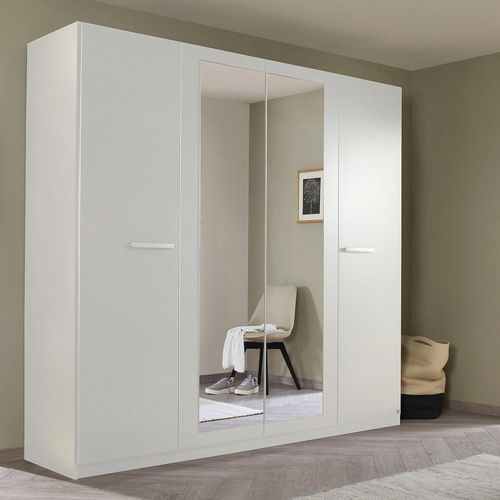 Rauch Modi 226cm 4 Door Wardrobe with Mirror - Alpine White