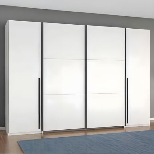 Rauch Mood 268cm 4 Door Wardrobe - Alpine White
