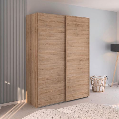 Rauch Evelyn 162cm 2 Door Sliding Wardrobe - Sonoma Oak