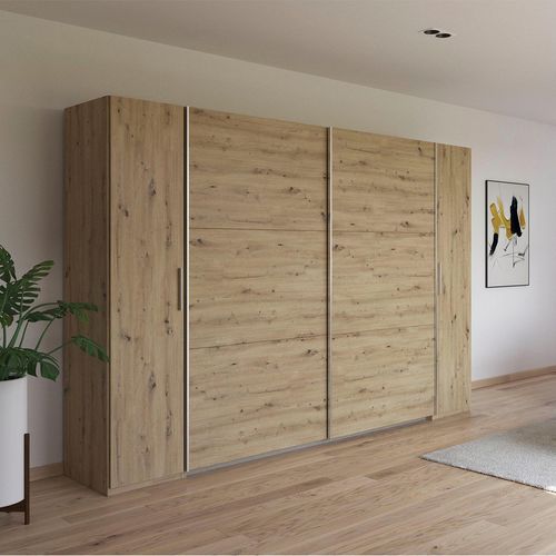 Rauch Kronach 354cm 4 Door Wardrobe - Artisan Oak