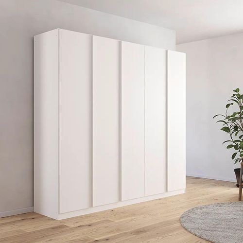 Rauch Monostar 226cm 5 Door Wardrobe - Alpine White