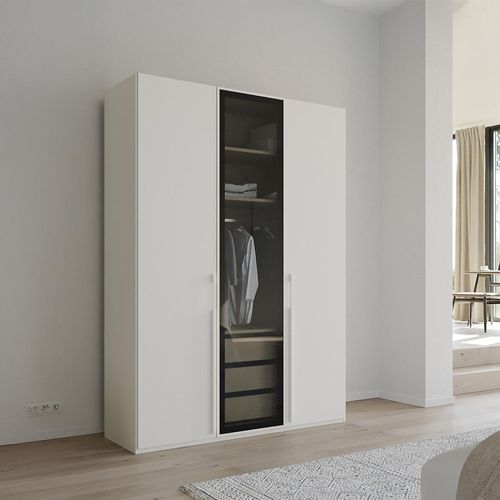 Rauch Skat Shine 151cm 3 Door Wardrobe - Alpine White
