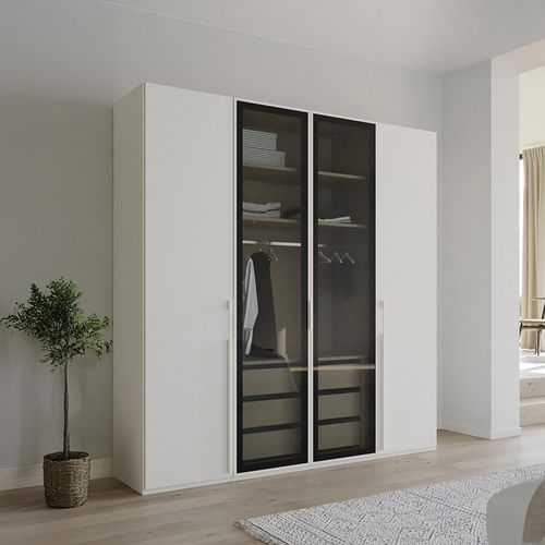 Rauch Skat Shine 201cm 4 Door Wardrobe - Alpine White