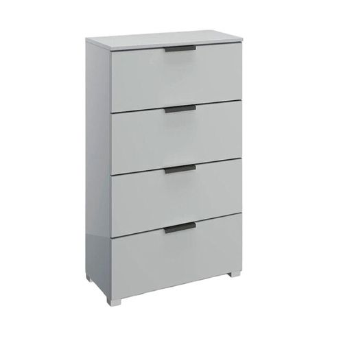 Rauch Skat Meridian 4 Drawer Narrow Chest - Silk Grey