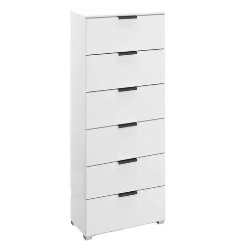 Rauch Skat Meridian 6 Drawer Tall Chest - Alpine White