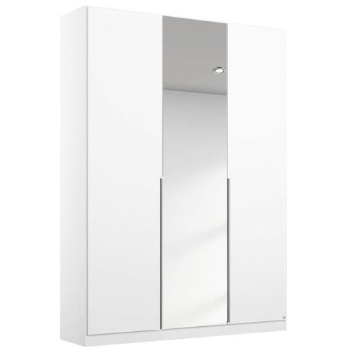 Rauch Memphis 136cm 3 Door Wardrobe with Mirror - Alpine White