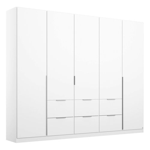 Rauch Memphis 226cm 5 Door Wardrobe with Drawer - Alpine White
