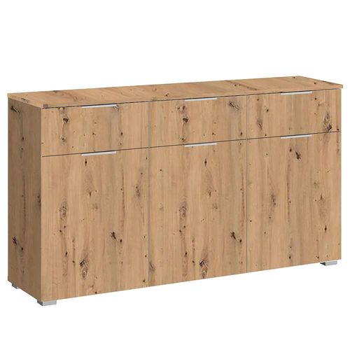 Rauch Alabama 3 Door Medium Sideboard - 120cm - Artisan Oak