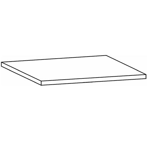 Rauch Blue 45cm Width Compartment Shelf