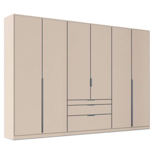 Rauch Alabama 271cm 6 Door Wardrobe with Drawer - Champagne