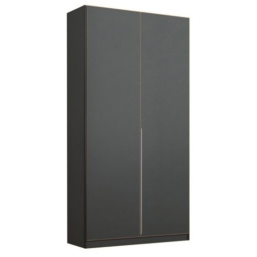 Rauch Alabama 91cm 2 Door Wardrobe - Metallic Dark Grey
