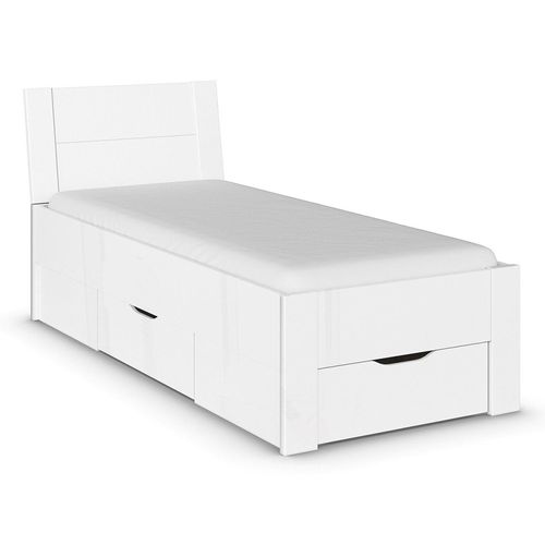 Rauch Aditio 3ft Single Bed - High Gloss White