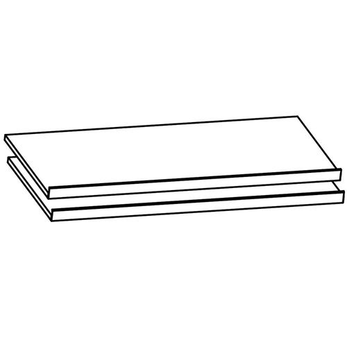 Rauch Orange 90cm Width Compartment Shoe Shelves