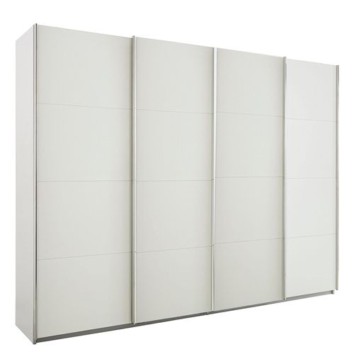 Rauch Syncrono 271cm 4 Door Sliding Wardrobe - Alpine White