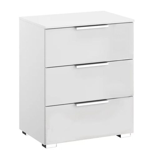 Rauch Texas 3 Drawer Bedside Cabinet - Alpine White