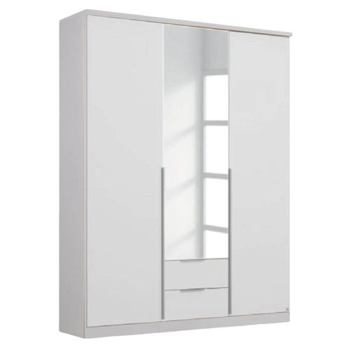 Rauch Texas 136cm 3 Door Combi Wardrobe - Alpine White