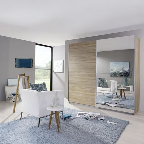 Rauch Quadra Decor and Mirror Sliding Wardrobe - Variation Available