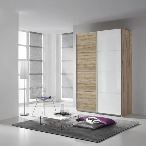Rauch Quadra Gloss and Decor Sliding Wardrobe - Variation Available