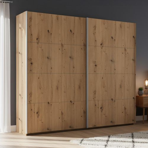 Rauch Beluga Extra 226cm 2 Door Sliding Wardrobe - Artisan Oak