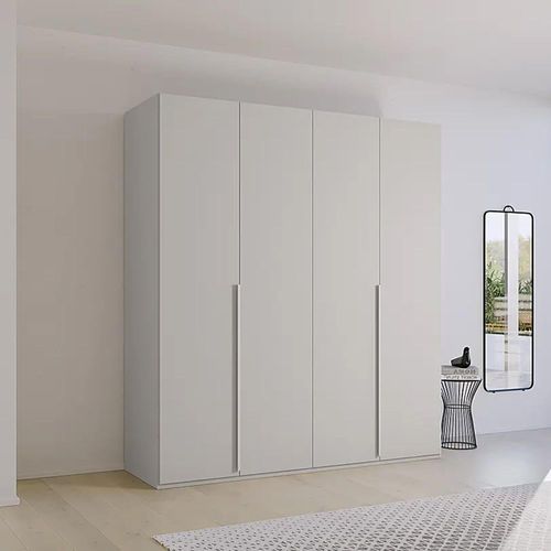 Rauch Purisma 201cm 4 Door Wardrobe - Silk Grey