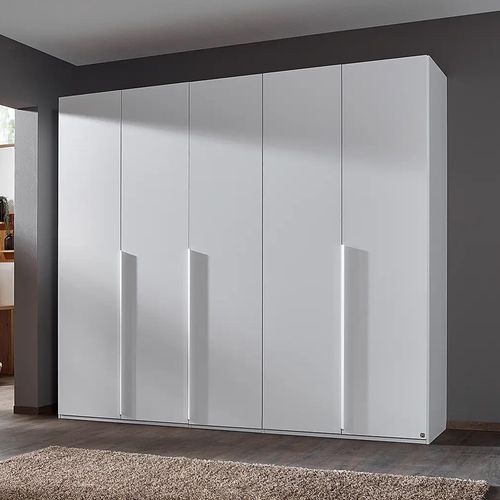 Rauch Purisma 251cm 5 Door Wardrobe - Alpine White