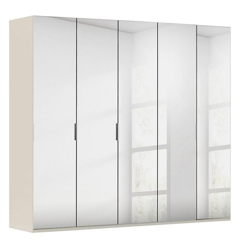 Rauch Miramar Type-5 251cm 5 Door Mirrored Wardrobe - Champagne