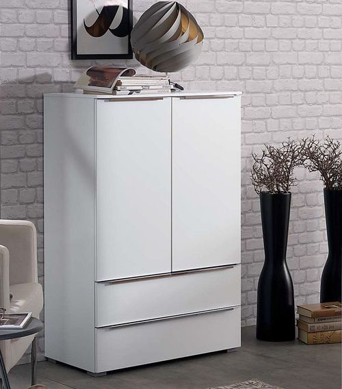 Rauch Aldono White 2 Door 2 Drawer Cabinet