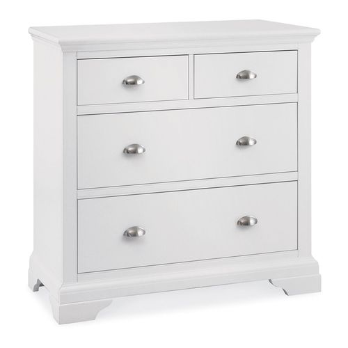 Bentley Designs Hampstead White 2+2 Drawer Chest