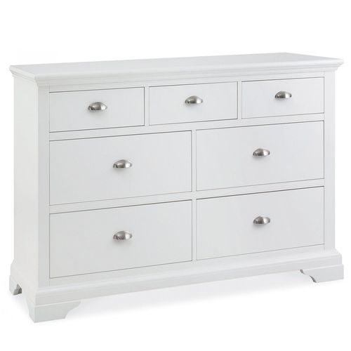 Bentley Designs Hampstead White 3+4 Drawer Chest
