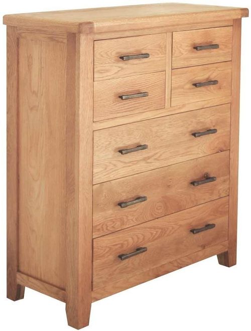 Hampshire Oak 3+4 Drawer Chest