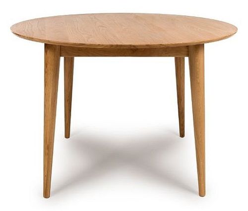 Jenson Oak 2 Seater Round Dining Table