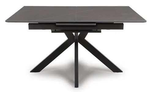 Lunar Grey Ceramic 4-6 Seater Extending Dining Table - 140cm-180cm