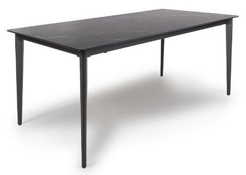 Amalfi Black Marble Effect 6 Seater Dining Table