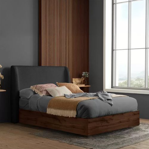 Halfden Grey Ottoman Storage Bed - Sizes Available
