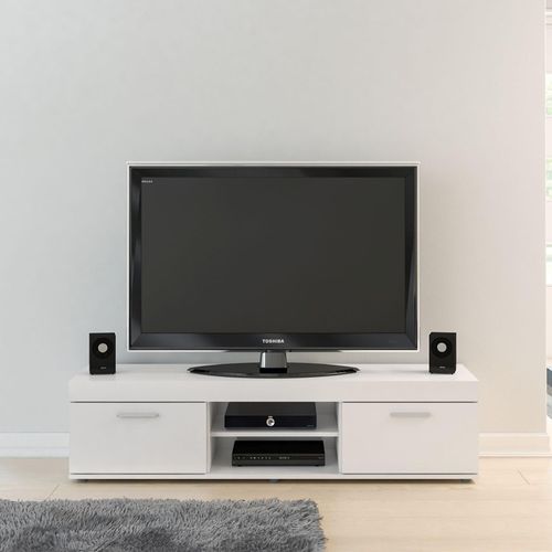 Edgeware White 2 Door TV Unit