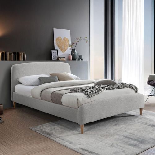 Otley Dove Grey Fabric Bed - Sizes Available