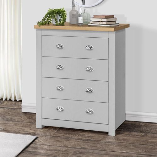 Highgate Grey Painted 4 Drawer Chest