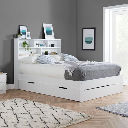 Alfie White Storage Bed - Sizes Available