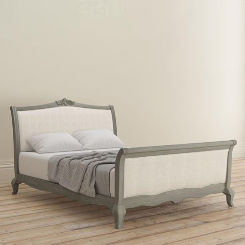 Willis and Gambier Camille Grey Oak Low Footend Bed - Sizes Available